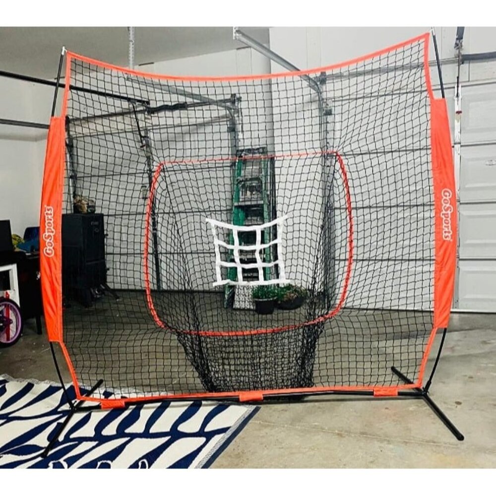 7 ft x 7 ft Baseball & Softball Practice Hitting & Pitching Net